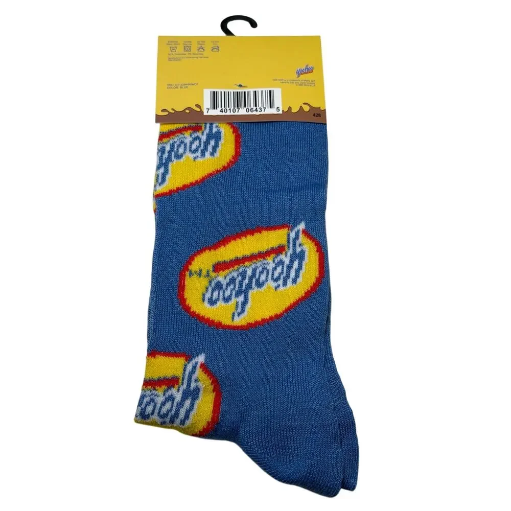 Yoo-Hoo - Blue - Size Men's 6-12 - One Pair - Novelty Socks